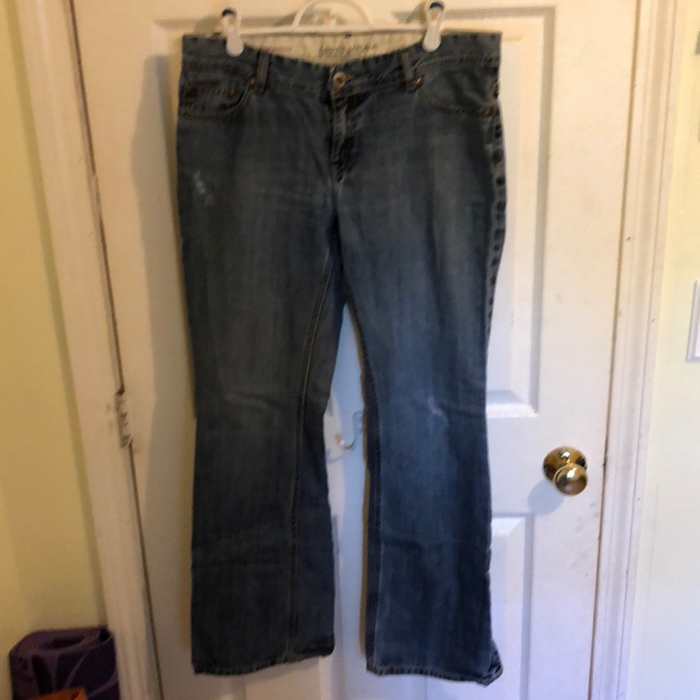 Banana republic low rise boot cut jeans